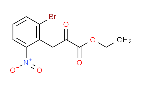 CAS No. 608510-29-8, Ethyl 3-(2-Bromo-6-nitrophenyl)-2-oxopropanoate