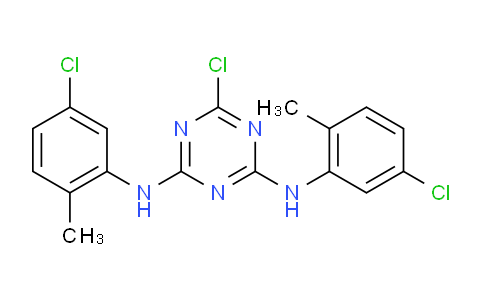 CAS No. 364744-50-3, 6-Chloro-N2,N4-bis(5-chloro-2-methylphenyl)-1,3,5-triazine-2,4-diamine