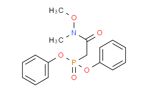 367508-01-8 | Diphenyl (2-(methoxy(methyl)amino)-2-oxoethyl)phosphonate
