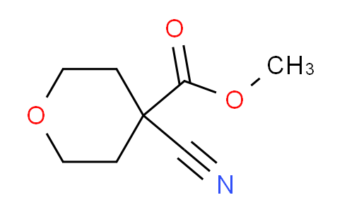 CAS No. 362703-30-8, Methyl 4-cyanotetrahydro-2H-pyran-4-carboxylate
