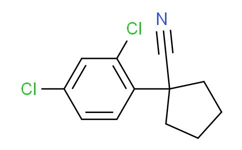 CAS No. 61023-75-4, 1-(2,4-Dichlorophenyl)cyclopentanecarbonitrile
