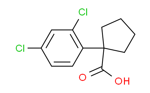 CAS No. 61023-76-5, 1-(2,4-Dichlorophenyl)cyclopentanecarboxylic Acid