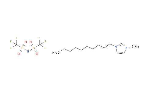 CAS No. 433337-23-6, 1-Decyl-3-methylimidazolium Bis(trifluoromethanesulfonyl)imide