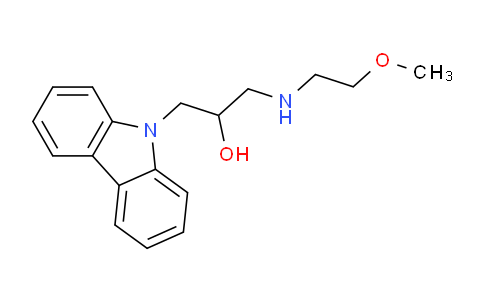 CAS No. 436088-68-5, 1-(9H-Carbazol-9-yl)-3-((2-methoxyethyl)amino)propan-2-ol