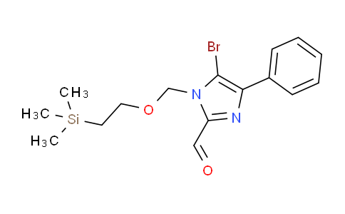 660432-21-3 | 5-Bromo-4-phenyl-1-[[2-(trimethylsilyl)ethoxy]methyl]-1H-imidazole-2-carbaldehyde