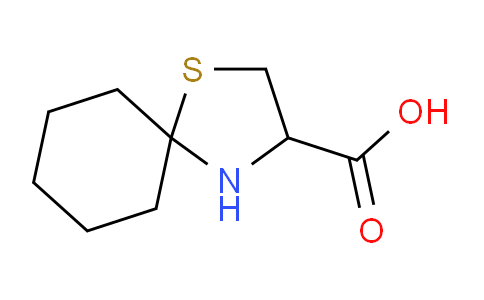 CAS No. 66065-60-9, 1-Thia-4-azaspiro[4.5]decane-3-carboxylic acid