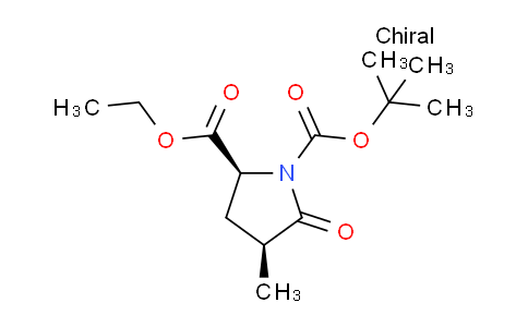 CAS No. 553679-44-0, (2S,4S)-1-BOC-4-METHYL-5-OXOPYRROLIDINE-2-CARBOXYLIC ACID ETHYL ESTER