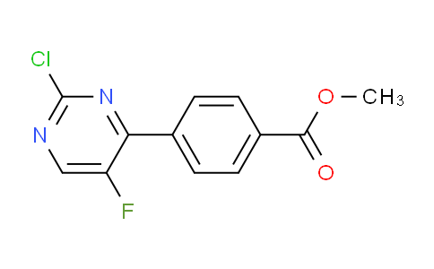 CAS No. 663611-72-1, Methyl 4-(2-Chloro-5-fluoro-4-pyrimidinyl)benzoate