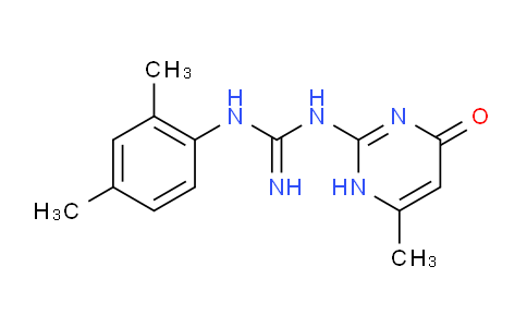 CAS No. 370871-14-0, 1-(2,4-Dimethylphenyl)-3-(6-methyl-4-oxo-1,4-dihydropyrimidin-2-yl)guanidine
