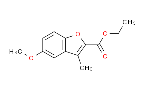 CAS No. 3710-50-7, Ethyl 5-Methoxy-3-methylbenzofuran-2-carboxylate