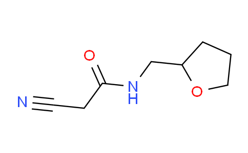 CAS No. 324546-22-7, 2-Cyano-N-((tetrahydrofuran-2-yl)methyl)acetamide