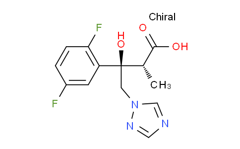 CAS No. 483340-19-8, (2R,3R)-3-(2,5-Difluorophenyl)-3-hydroxy-2-methyl-4-(1H-1,2,4-triazol-1-yl)butanoic acid