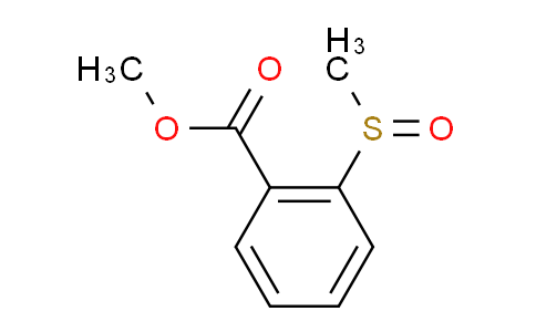CAS No. 4850-73-1, Methyl 2-(methylsulfinyl)benzoate