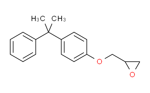 CAS No. 61578-04-9, 2-((4-(2-Phenylpropan-2-yl)phenoxy)methyl)oxirane