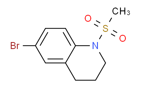 CAS No. 727673-73-6, 6-bromo-1-(methylsulfonyl)-1,2,3,4-tetrahydroquinoline