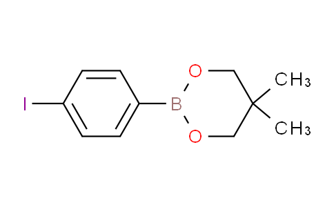 CAS No. 5572-94-1, 2-(4-Iodophenyl)-5,5-dimethyl-1,3,2-dioxaborinane