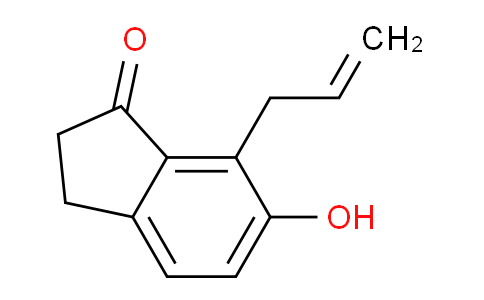 CAS No. 320574-77-4, 7-Allyl-6-hydroxy-2,3-dihydro-1H-inden-1-one