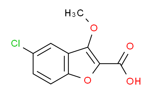 CAS No. 406192-87-8, 5-Chloro-3-methoxybenzofuran-2-carboxylic acid