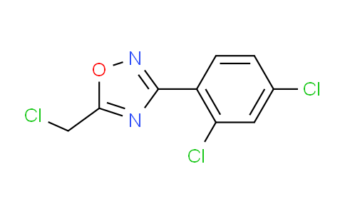 CAS No. 406193-97-3, 5-(Chloromethyl)-3-(2,4-dichlorophenyl)-1,2,4-oxadiazole