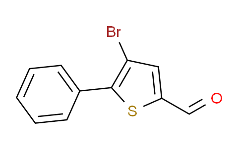 CAS No. 72899-38-8, 4-Bromo-5-phenylthiophene-2-carbaldehyde