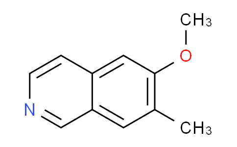CAS No. 666735-05-3, 6-Methoxy-7-methylisoquinoline