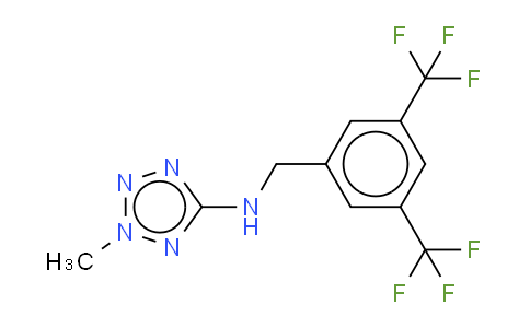 CAS No. 669080-86-8, 5-[N-(3',5'-Bistrifluoromethylbenzyl)amino]-2-methyltetrazole