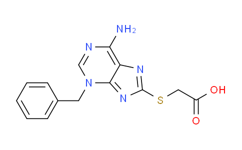 CAS No. 708218-22-8, 2-((6-Amino-3-benzyl-3H-purin-8-yl)thio)acetic acid