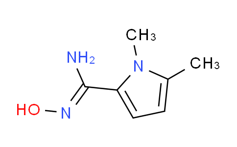 CAS No. 500024-91-9, N'-Hydroxy-1,5-dimethyl-1H-pyrrole-2-carboximidamide