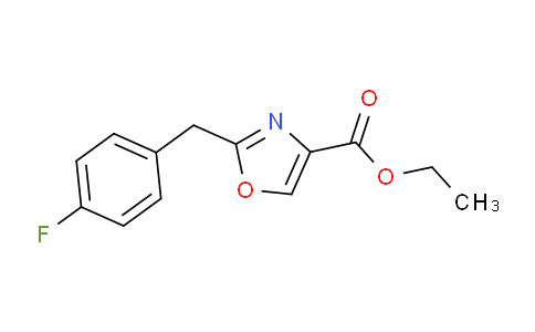 CAS No. 500367-20-4, Ethyl 2-(4-Fluorobenzyl)oxazole-4-carboxylate