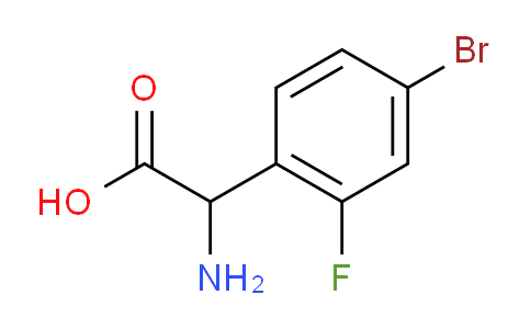 CAS No. 500696-05-9, 2-Amino-2-(4-bromo-2-fluorophenyl)acetic Acid