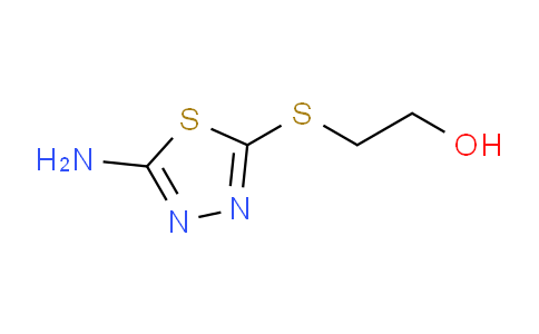 CAS No. 500862-89-5, 2-((5-Amino-1,3,4-thiadiazol-2-yl)thio)ethanol