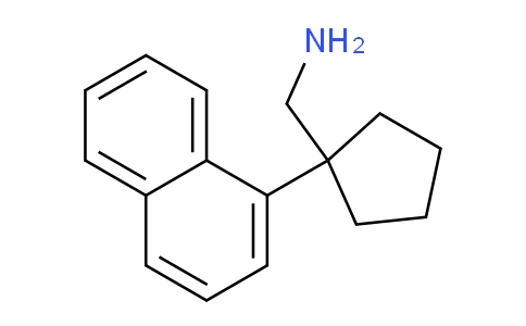 CAS No. 59725-72-3, 1-(1-Naphthyl)cyclopentanemethanamine