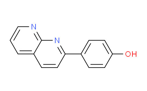 CAS No. 65182-55-0, 4-(1,8-Naphthyridin-2-yl)phenol