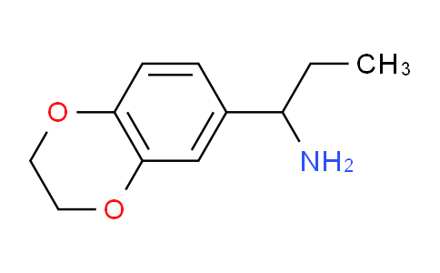 CAS No. 654683-88-2, 1-(2,3-Dihydrobenzo[b][1,4]dioxin-6-yl)propan-1-amine