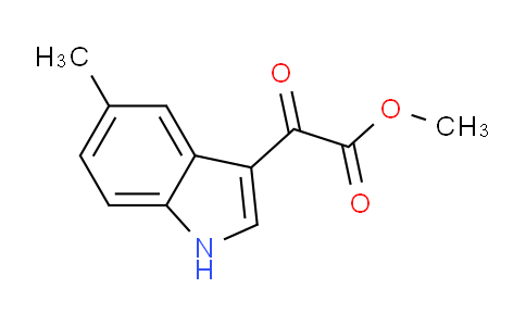 CAS No. 408356-28-5, Methyl 2-(5-Methyl-3-indolyl)-2-oxoacetate