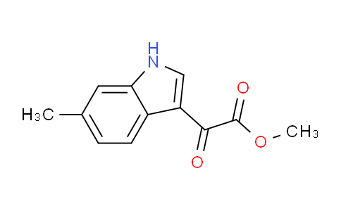 CAS No. 408356-30-9, Methyl 2-(6-Methyl-3-indolyl)-2-oxoacetate