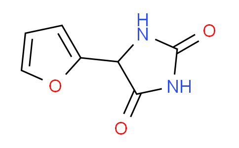 CAS No. 79003-59-1, 5-(Furan-2-yl)imidazolidine-2,4-dione