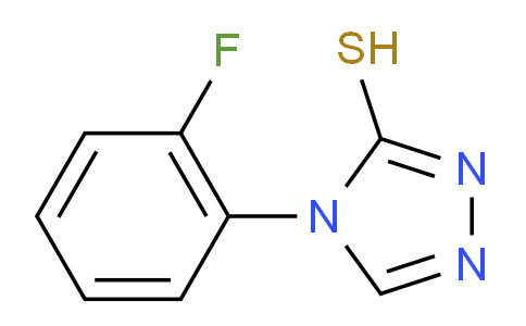 CAS No. 52747-56-5, 4-(2-Fluorophenyl)-4H-1,2,4-triazole-3-thiol