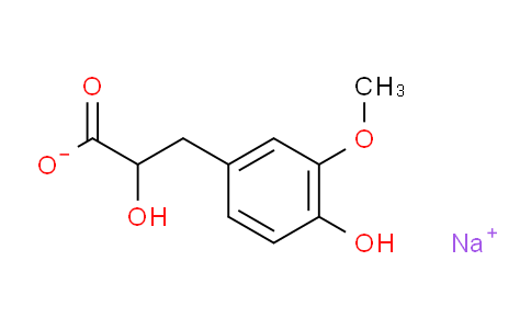 CAS No. 77305-02-3, Sodium 2-hydroxy-3-(4-hydroxy-3-methoxyphenyl)propanoate