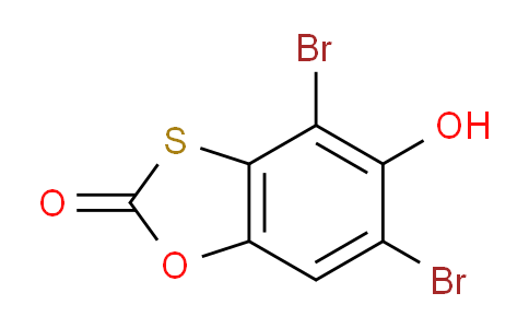 CAS No. 7735-61-7, 4,6-Dibromo-5-hydroxybenzo[d][1,3]oxathiol-2-one