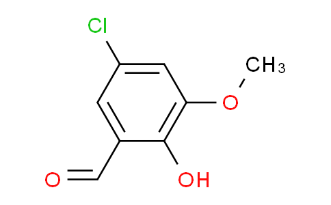 CAS No. 7740-05-8, 5-Chloro-3-methoxysalicylaldehyde