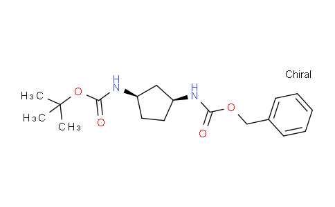 CAS No. 774212-79-2, (1R,3S)-1-(Boc-amino)-3-(Cbz-amino)cyclopentane