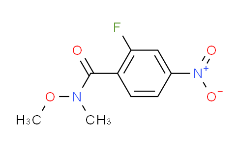 CAS No. 774239-17-7, 2-Fluoro-N-methoxy-N-methyl-4-nitrobenzamide