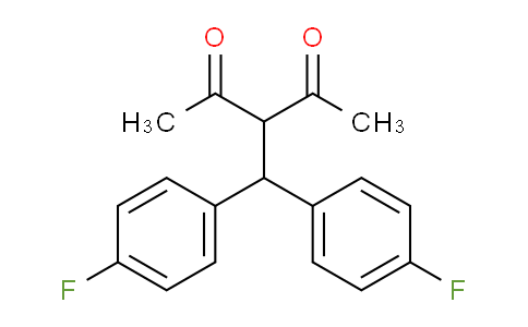 CAS No. 53135-11-8, 3-(Bis(4-Fluorophenyl)methyl)pentane-2,4-dione