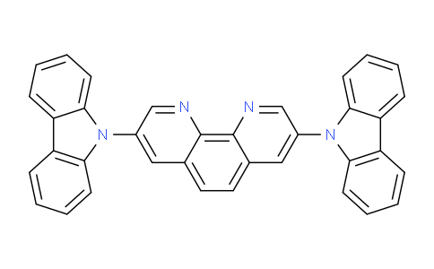 CAS No. 796847-41-1, 3,8-Di(9H-carbazol-9-yl)-1,10-phenanthroline