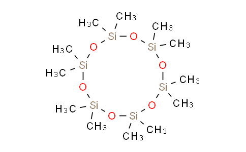 CAS No. 540-97-6, 2,2,4,4,6,6,8,8,10,10,12,12-Dodecamethyl-1,3,5,7,9,11-hexaoxa-2,4,6,8,10,12-hexasilacyclododecane