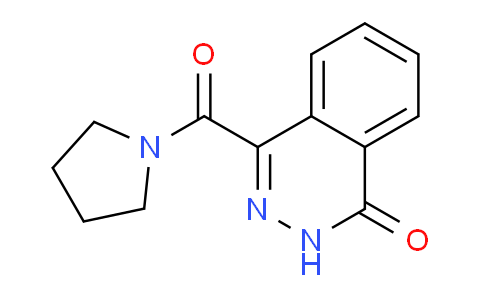 CAS No. 696635-31-1, 4-(Pyrrolidine-1-carbonyl)phthalazin-1(2H)-one