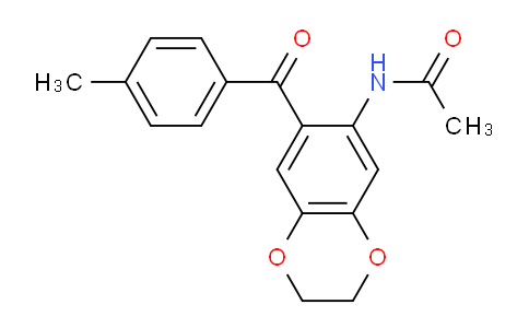 714204-59-8 | N-(7-(4-Methylbenzoyl)-2,3-dihydrobenzo[b][1,4]dioxin-6-yl)acetamide