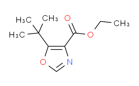 CAS No. 714273-89-9, Ethyl 5-(tert-butyl)oxazole-4-carboxylate