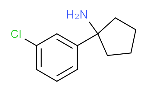CAS No. 856563-65-0, 1-(3-Chlorophenyl)cyclopentanamine